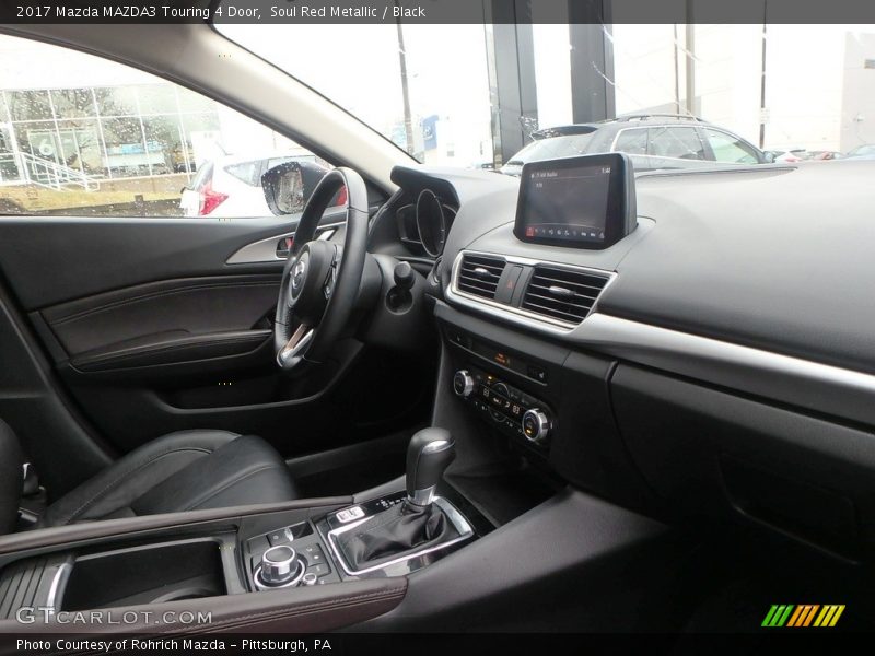 Soul Red Metallic / Black 2017 Mazda MAZDA3 Touring 4 Door