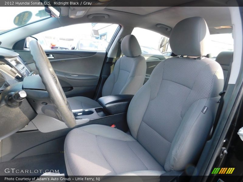 Midnight Black / Gray 2012 Hyundai Sonata GLS