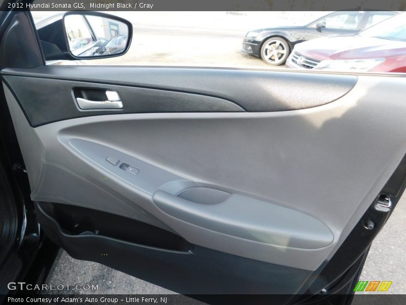 Midnight Black / Gray 2012 Hyundai Sonata GLS