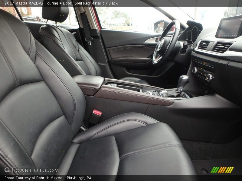 Soul Red Metallic / Black 2017 Mazda MAZDA3 Touring 4 Door