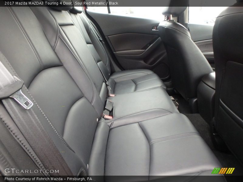 Soul Red Metallic / Black 2017 Mazda MAZDA3 Touring 4 Door