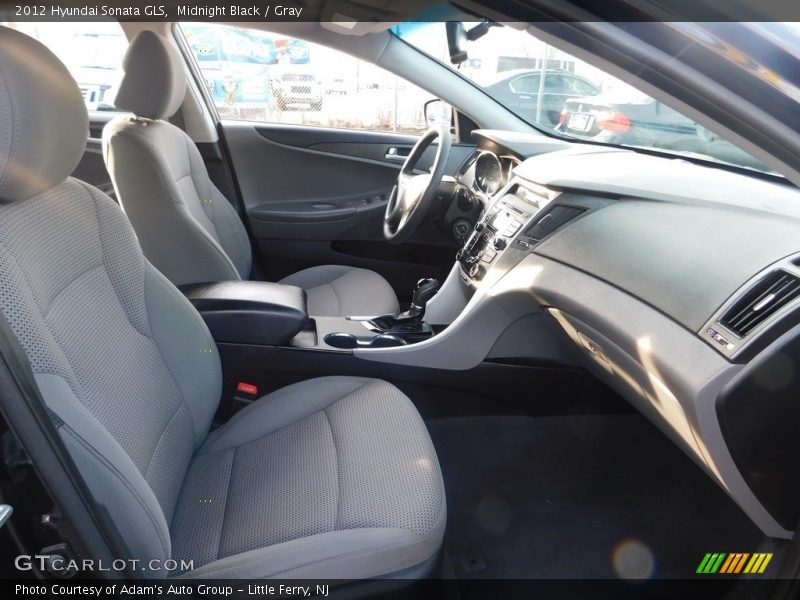 Midnight Black / Gray 2012 Hyundai Sonata GLS