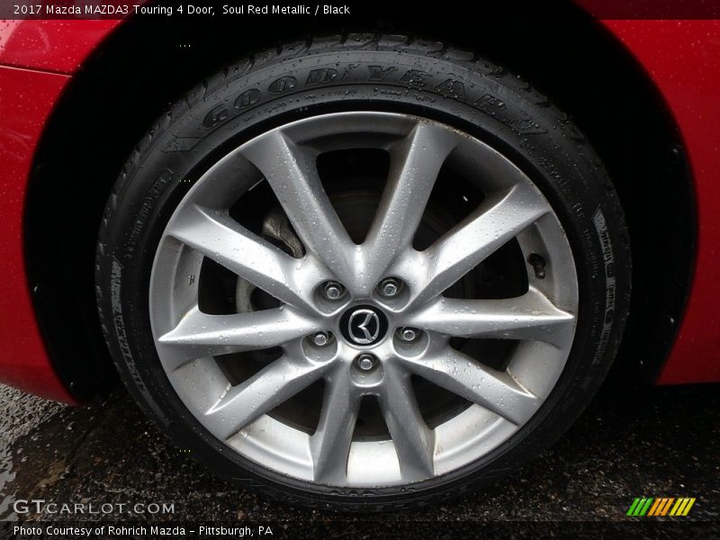 Soul Red Metallic / Black 2017 Mazda MAZDA3 Touring 4 Door
