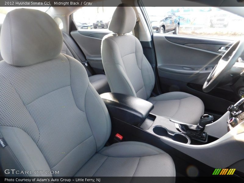 Midnight Black / Gray 2012 Hyundai Sonata GLS