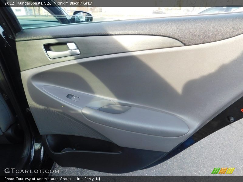 Midnight Black / Gray 2012 Hyundai Sonata GLS
