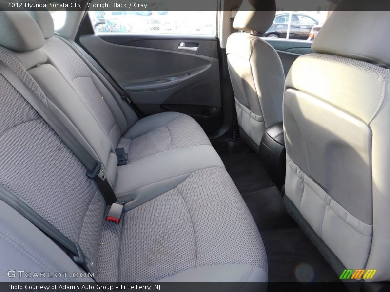 Midnight Black / Gray 2012 Hyundai Sonata GLS