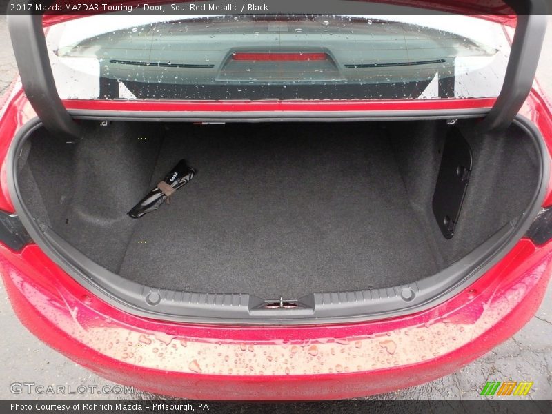 Soul Red Metallic / Black 2017 Mazda MAZDA3 Touring 4 Door