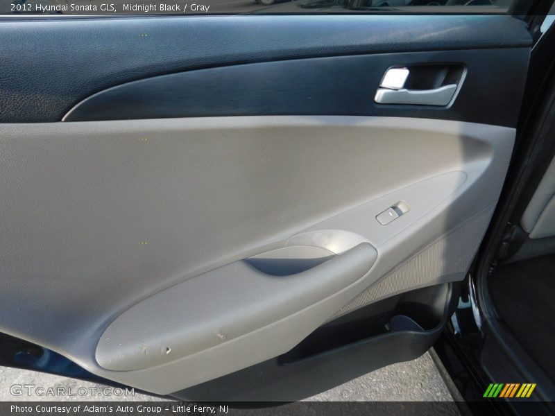 Midnight Black / Gray 2012 Hyundai Sonata GLS