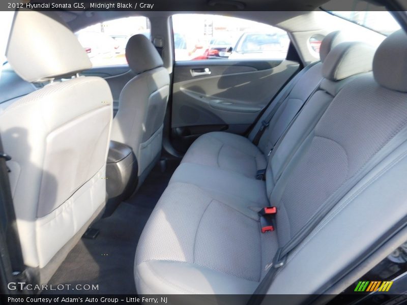 Midnight Black / Gray 2012 Hyundai Sonata GLS