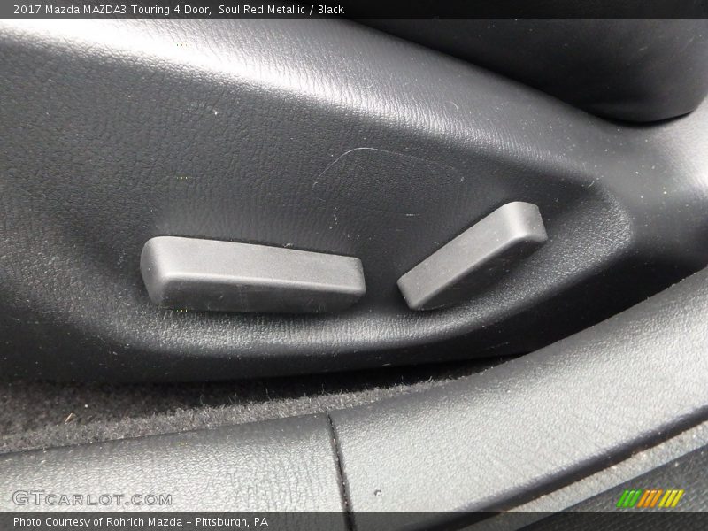 Soul Red Metallic / Black 2017 Mazda MAZDA3 Touring 4 Door