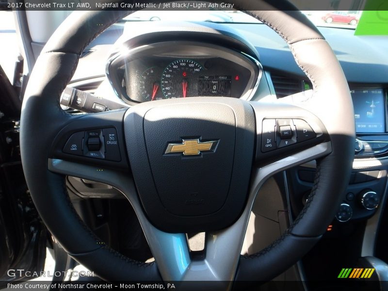 Nightfall Gray Metallic / Jet Black/­Light Ash Gray 2017 Chevrolet Trax LT AWD