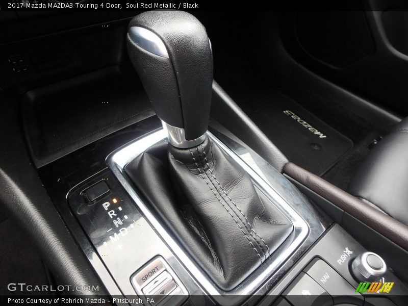 Soul Red Metallic / Black 2017 Mazda MAZDA3 Touring 4 Door