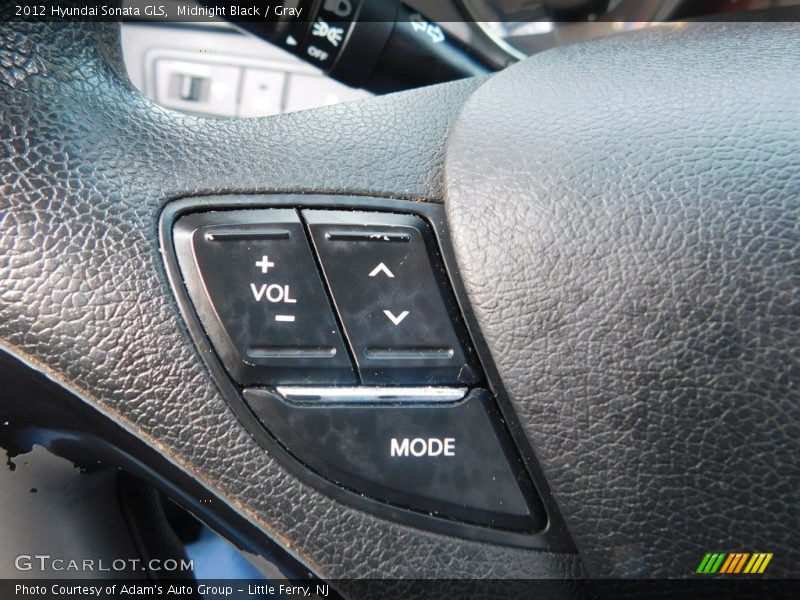 Midnight Black / Gray 2012 Hyundai Sonata GLS