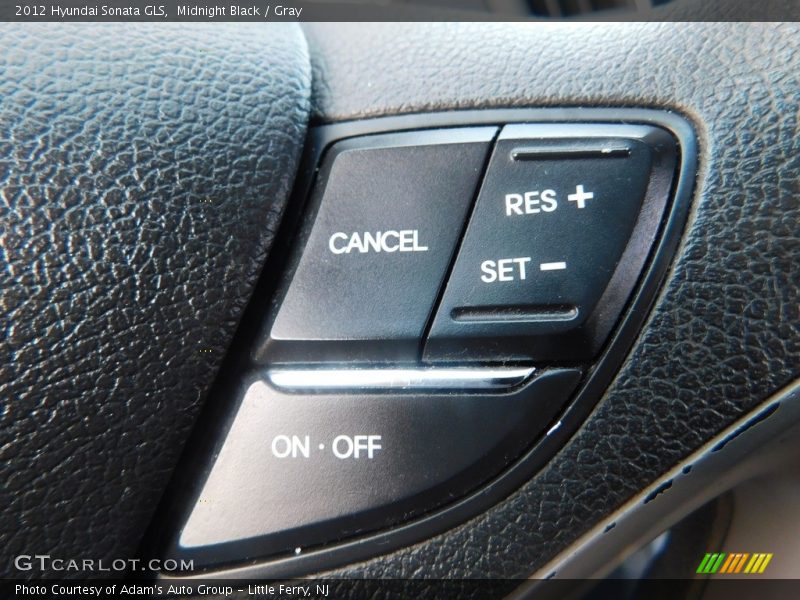 Midnight Black / Gray 2012 Hyundai Sonata GLS