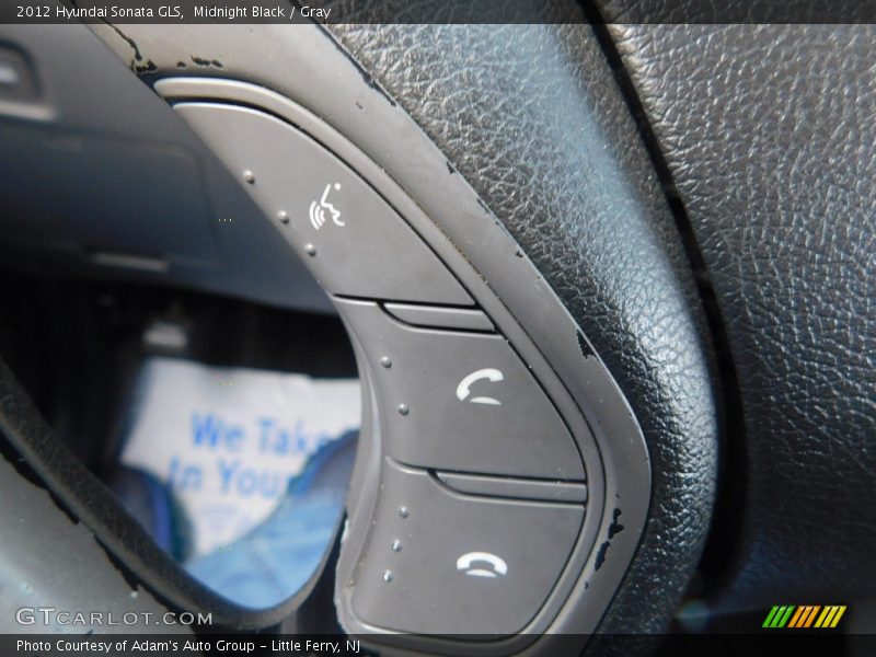 Midnight Black / Gray 2012 Hyundai Sonata GLS