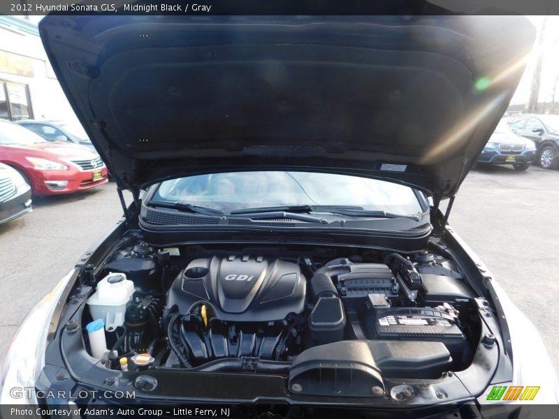 Midnight Black / Gray 2012 Hyundai Sonata GLS