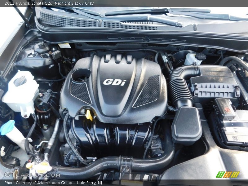 Midnight Black / Gray 2012 Hyundai Sonata GLS