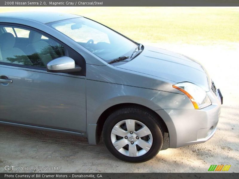 Magnetic Gray / Charcoal/Steel 2008 Nissan Sentra 2.0