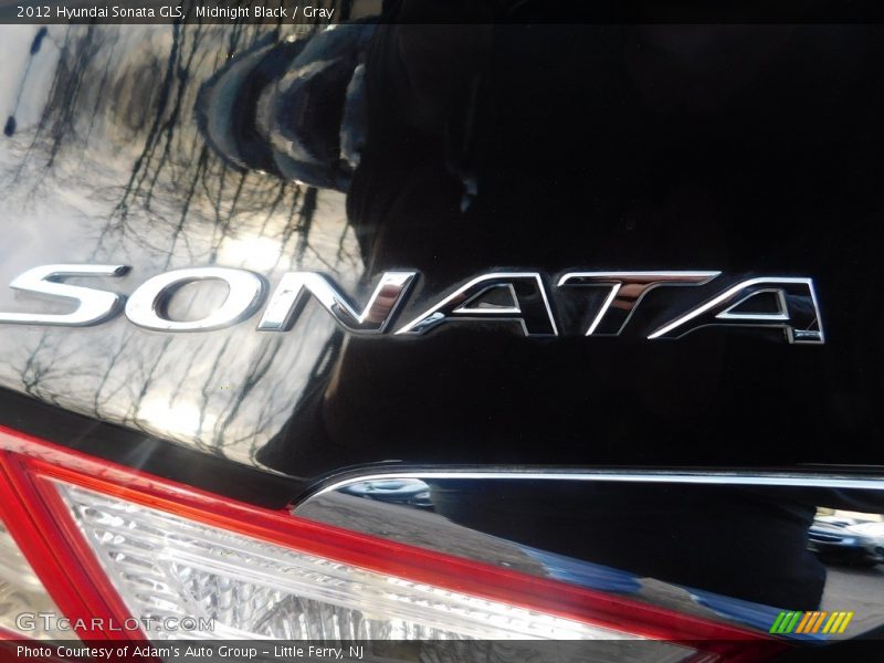 Midnight Black / Gray 2012 Hyundai Sonata GLS