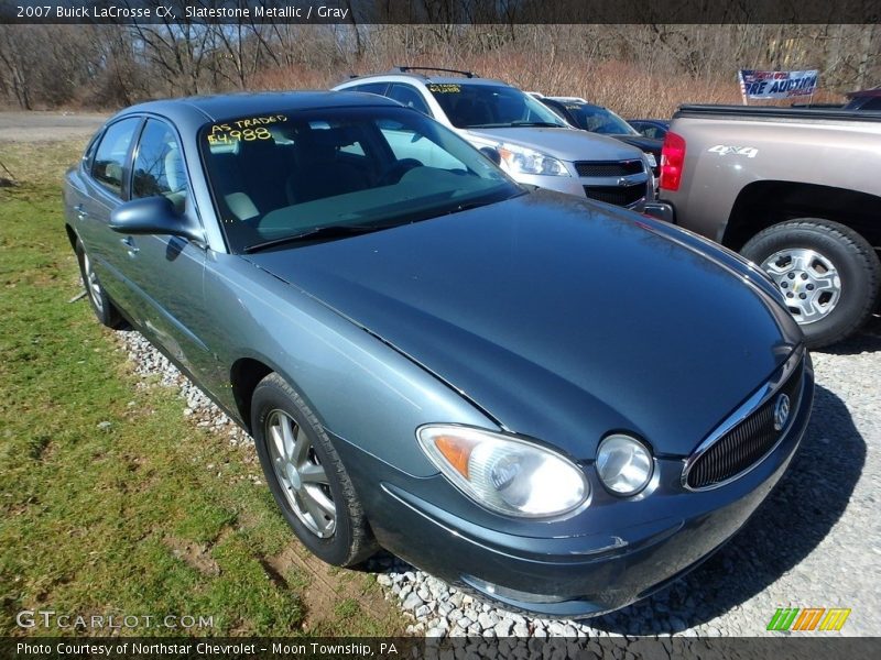 Slatestone Metallic / Gray 2007 Buick LaCrosse CX