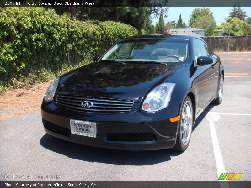 Black Obsidian / Wheat 2005 Infiniti G 35 Coupe