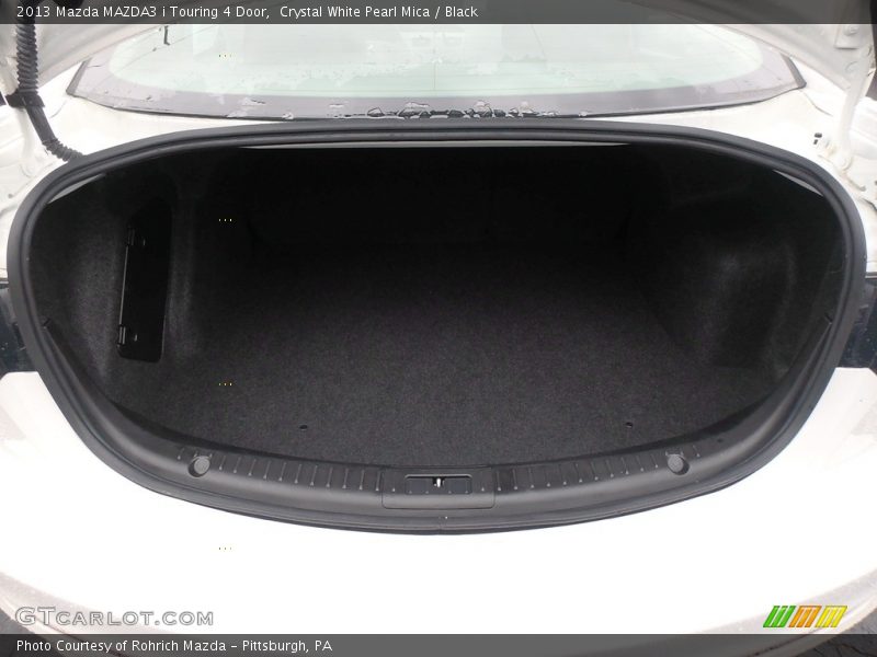 Crystal White Pearl Mica / Black 2013 Mazda MAZDA3 i Touring 4 Door