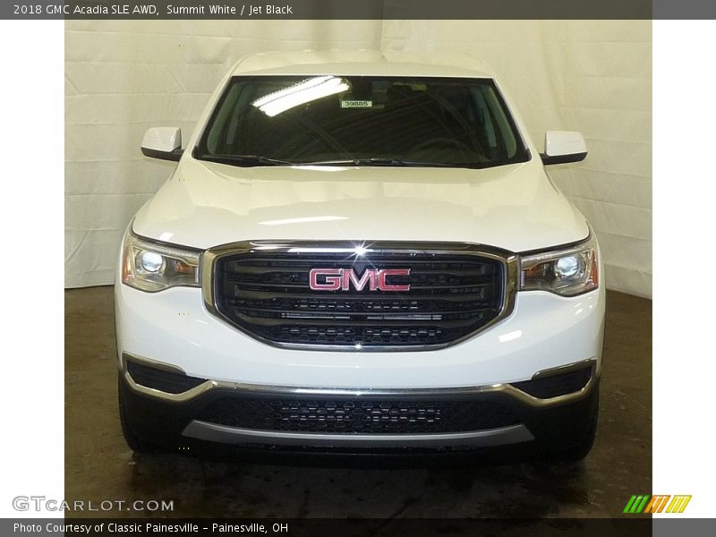 Summit White / Jet Black 2018 GMC Acadia SLE AWD