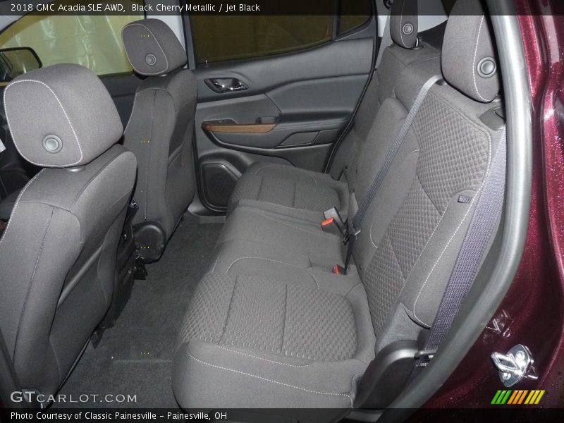 Black Cherry Metallic / Jet Black 2018 GMC Acadia SLE AWD
