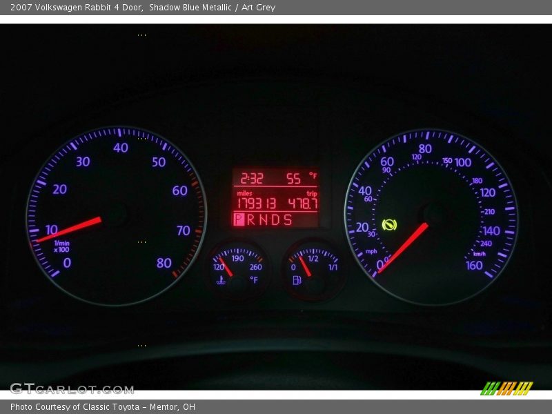 Shadow Blue Metallic / Art Grey 2007 Volkswagen Rabbit 4 Door