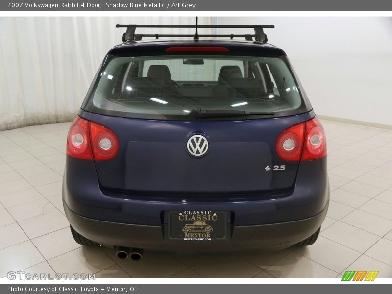 Shadow Blue Metallic / Art Grey 2007 Volkswagen Rabbit 4 Door
