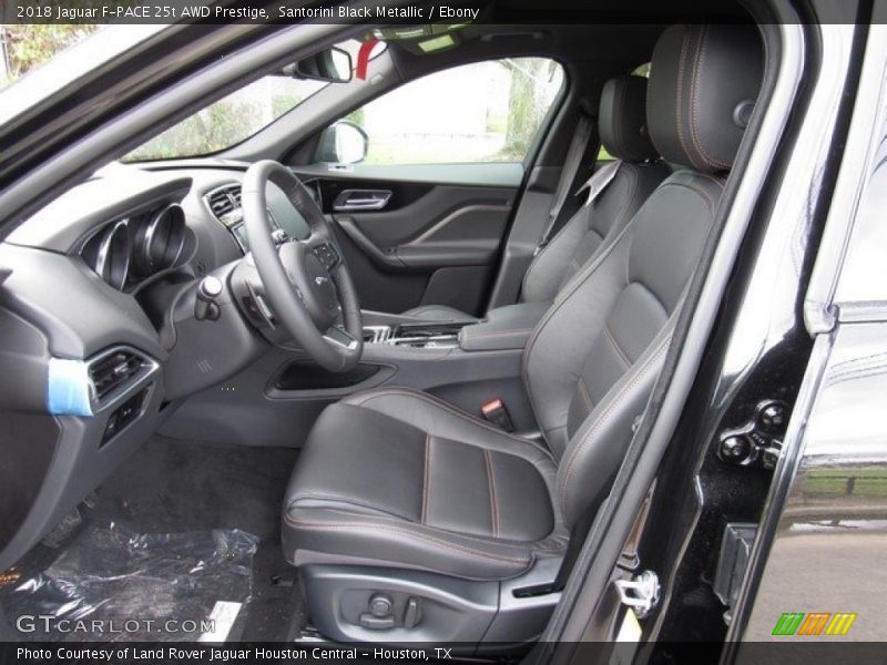 Santorini Black Metallic / Ebony 2018 Jaguar F-PACE 25t AWD Prestige