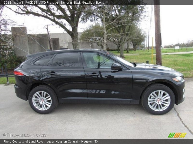 Santorini Black Metallic / Ebony 2018 Jaguar F-PACE 25t AWD Prestige