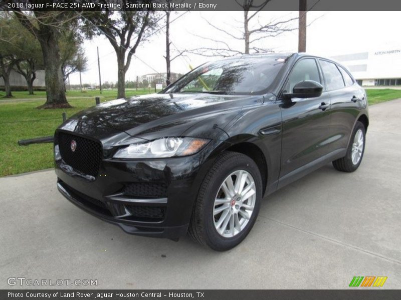 Santorini Black Metallic / Ebony 2018 Jaguar F-PACE 25t AWD Prestige