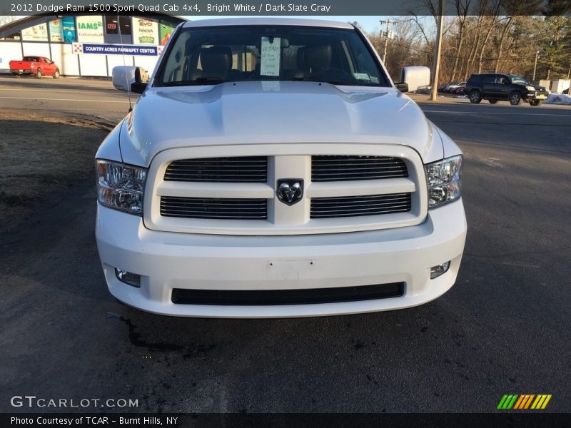 Bright White / Dark Slate Gray 2012 Dodge Ram 1500 Sport Quad Cab 4x4