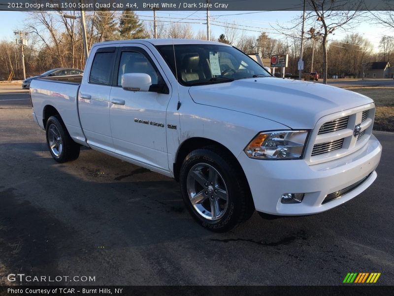 Bright White / Dark Slate Gray 2012 Dodge Ram 1500 Sport Quad Cab 4x4