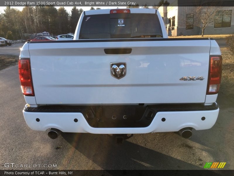 Bright White / Dark Slate Gray 2012 Dodge Ram 1500 Sport Quad Cab 4x4