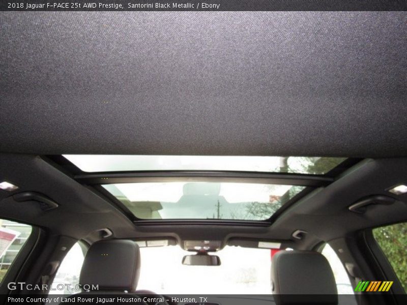 Santorini Black Metallic / Ebony 2018 Jaguar F-PACE 25t AWD Prestige