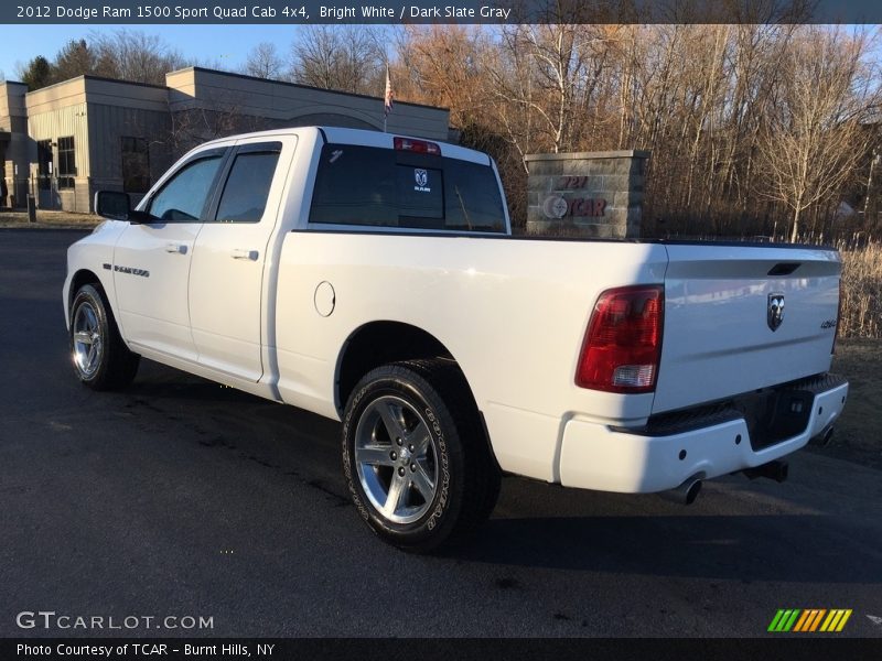 Bright White / Dark Slate Gray 2012 Dodge Ram 1500 Sport Quad Cab 4x4