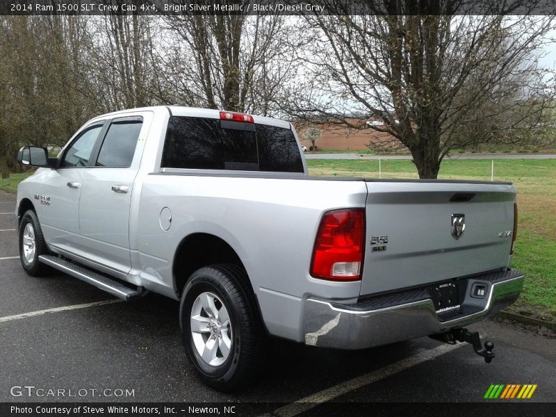 Bright Silver Metallic / Black/Diesel Gray 2014 Ram 1500 SLT Crew Cab 4x4