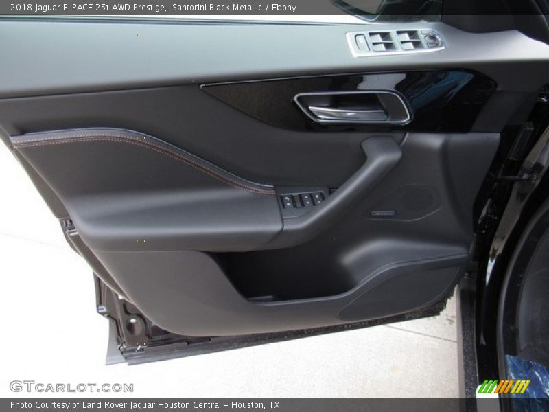 Santorini Black Metallic / Ebony 2018 Jaguar F-PACE 25t AWD Prestige