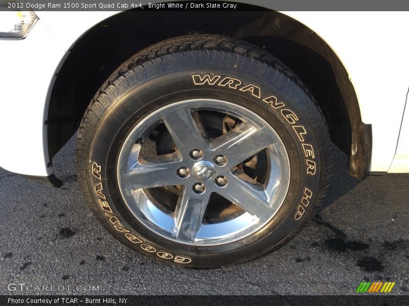Bright White / Dark Slate Gray 2012 Dodge Ram 1500 Sport Quad Cab 4x4