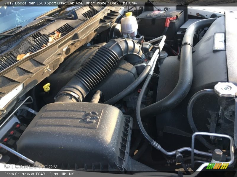 Bright White / Dark Slate Gray 2012 Dodge Ram 1500 Sport Quad Cab 4x4