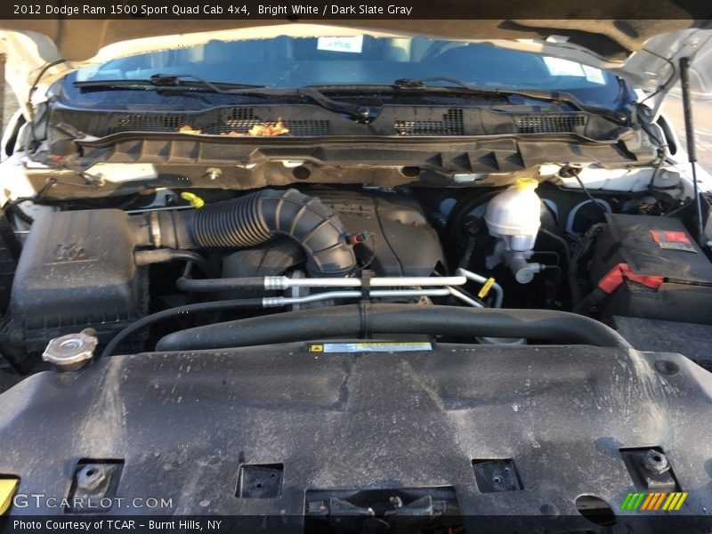 Bright White / Dark Slate Gray 2012 Dodge Ram 1500 Sport Quad Cab 4x4