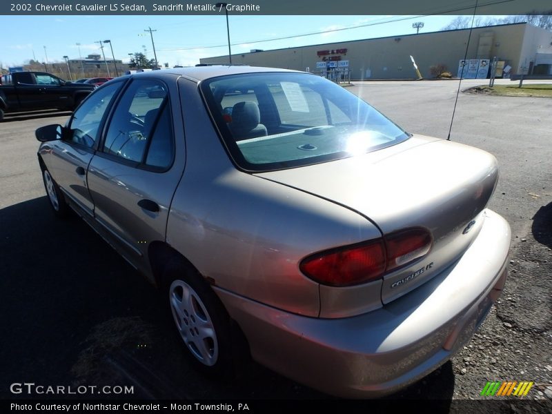 Sandrift Metallic / Graphite 2002 Chevrolet Cavalier LS Sedan