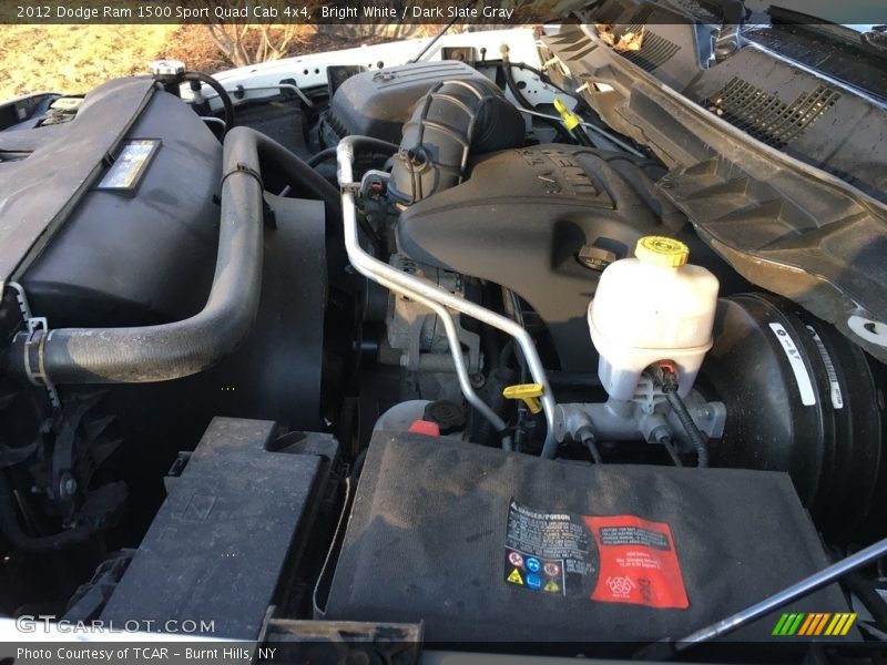 Bright White / Dark Slate Gray 2012 Dodge Ram 1500 Sport Quad Cab 4x4