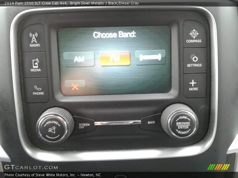 Bright Silver Metallic / Black/Diesel Gray 2014 Ram 1500 SLT Crew Cab 4x4