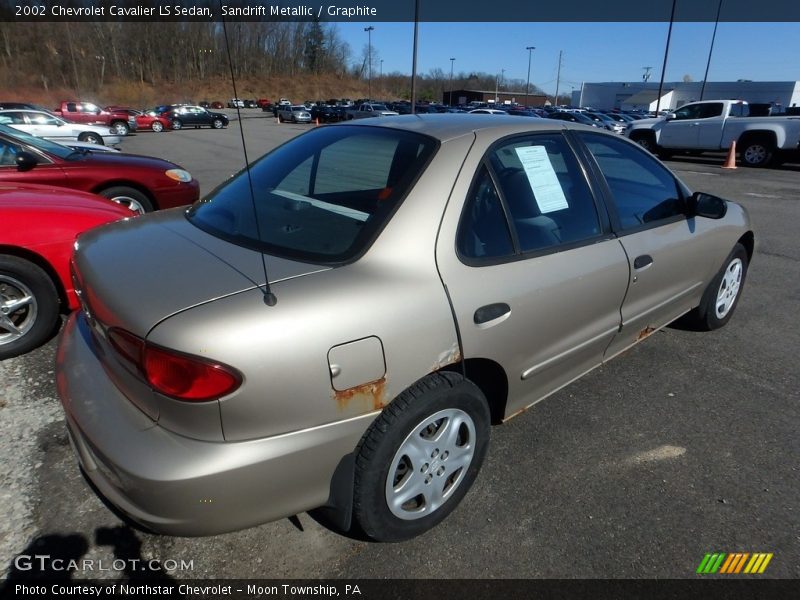 Sandrift Metallic / Graphite 2002 Chevrolet Cavalier LS Sedan