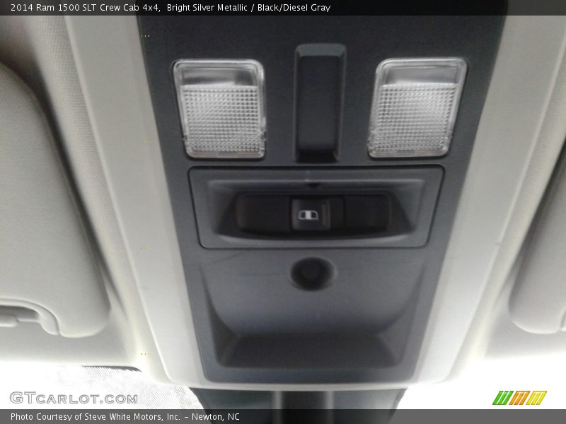 Bright Silver Metallic / Black/Diesel Gray 2014 Ram 1500 SLT Crew Cab 4x4