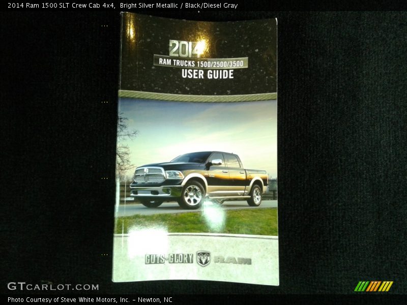 Bright Silver Metallic / Black/Diesel Gray 2014 Ram 1500 SLT Crew Cab 4x4