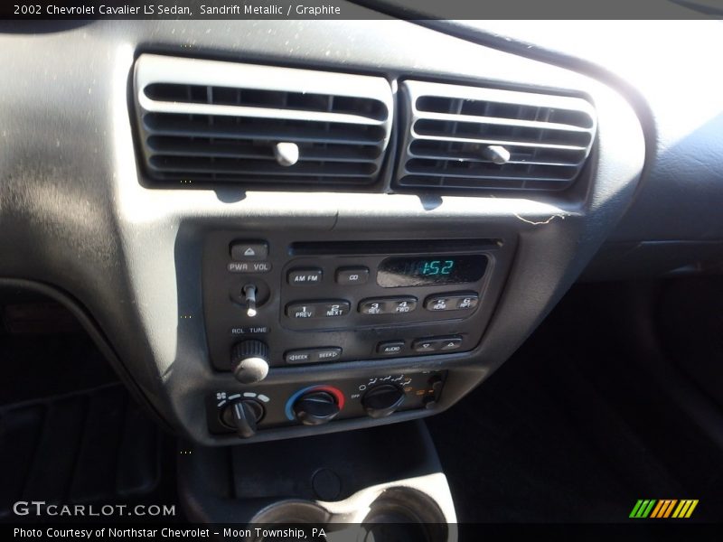Sandrift Metallic / Graphite 2002 Chevrolet Cavalier LS Sedan